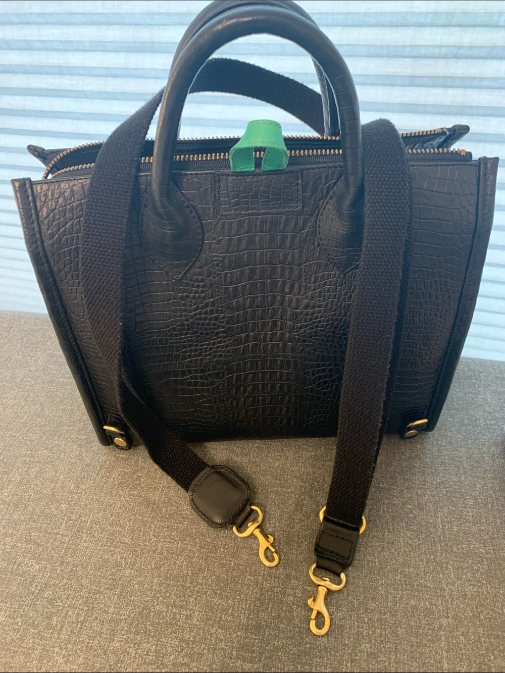 Blair Ritchey Mini Penn Carryall Bag in Black Gator - Picture 7 of 7